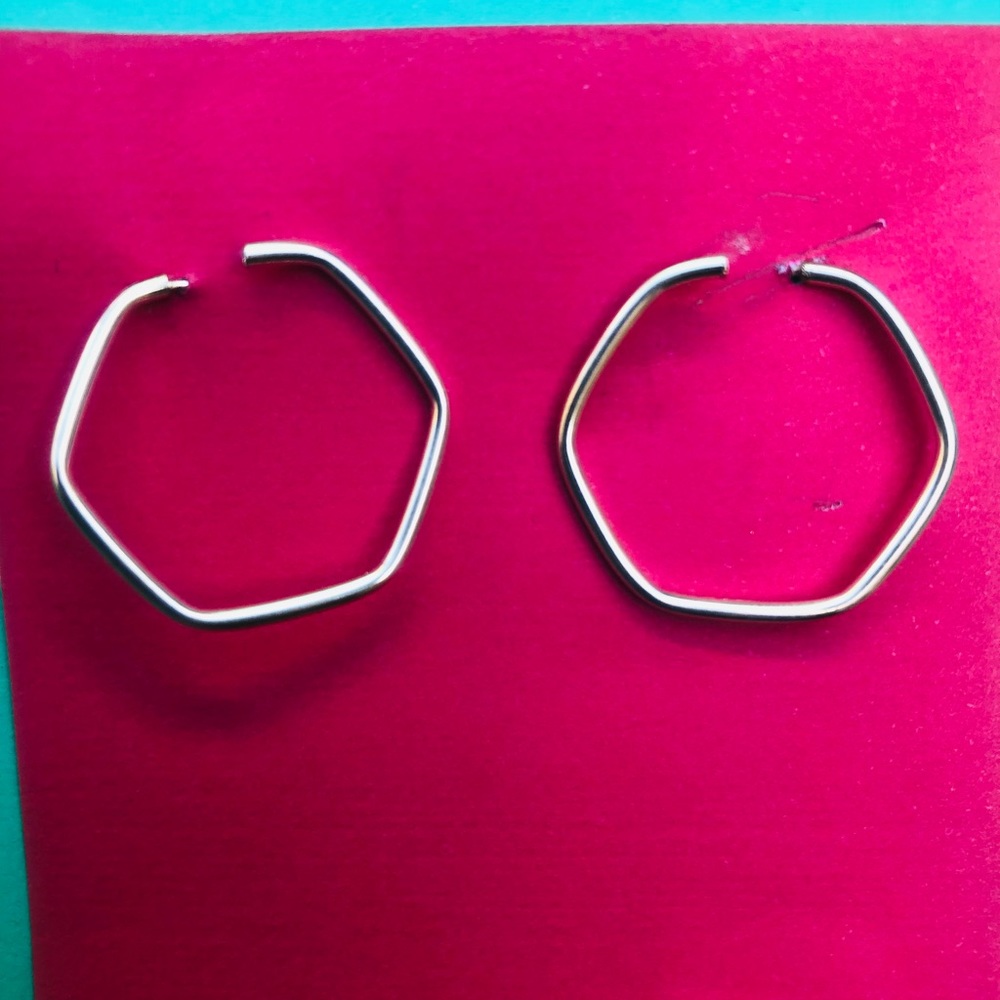 Silver earrings - Picture 2 of 2